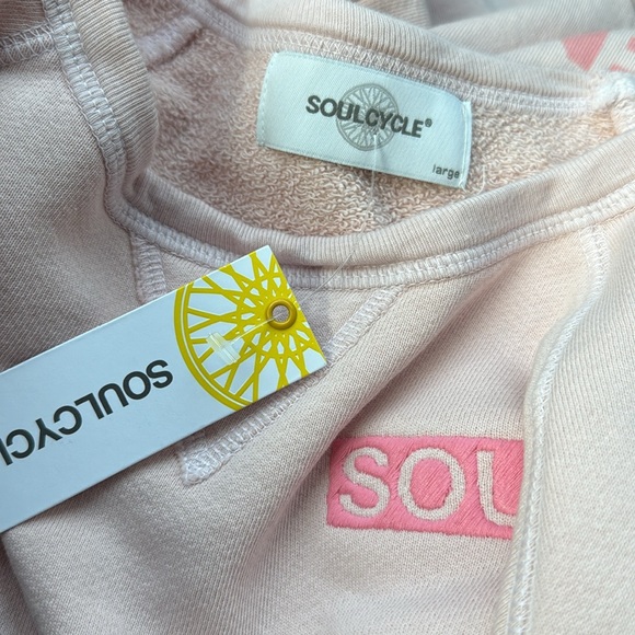 NWT Soul Cycle Front Row with my friends Sweatshirt RARE blogger favorite L crew - Picture 2 of 3
